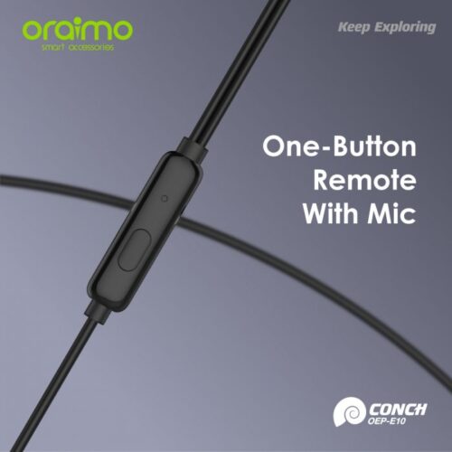 Oraimo Écouteurs Intra-auriculaires Filaires avec Micro – Image 2