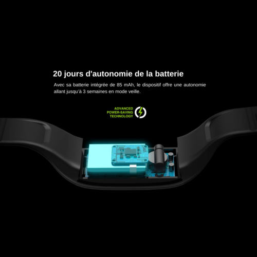 Oraimo Tempo 2S - Bracelet Connecté Étanche IP67 avec Suivi d’Activité et Moniteur Cardiaque 24/7 pour le Fitness – Image 3