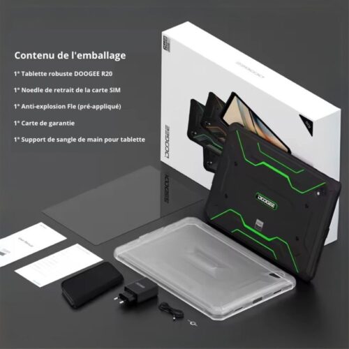Tablette DOOGEE - ROM 256Go - RAM 20Go - WIFI - 21 600 mAh – Image 3