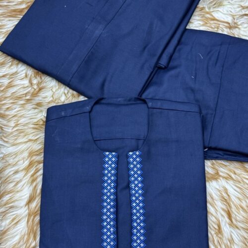 Ensemble 3 Pièces Fil à Fil Coton Style Diomaye