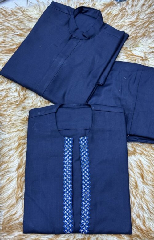 Ensemble 3 Pièces Fil à Fil Coton Style Diomaye