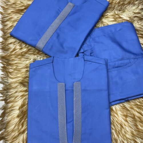 Ensemble 3 Pièces Fil à Fil Coton Style Diomaye
