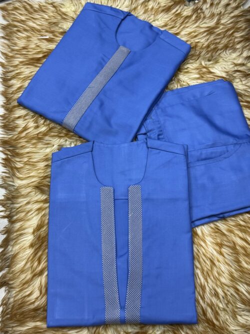 Ensemble 3 Pièces Fil à Fil Coton Style Diomaye