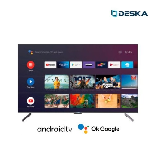 Design sans titre - 2 Deska Smart TV 32″ Full HD – Google – Noir – Garantie 12 mois