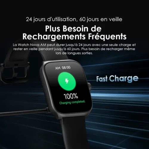 Oraimo Smart Watch Nova AM - Écran AMOLED IP68 de 1,43 pouces incurvé - Montre Connectée - OSW-812 – Image 2