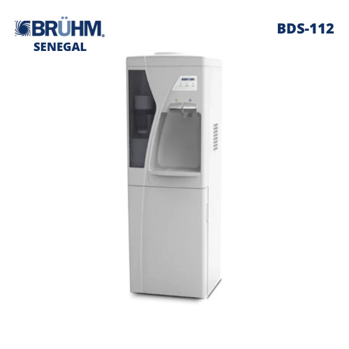 Bruhm Fontaine à Eau 2-Robinets avec Frigo - 14 Litres - BDS-112 - Garantie 12 mois